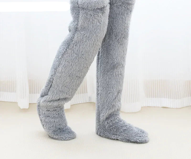 Hot Fluffy Thigh High Socks