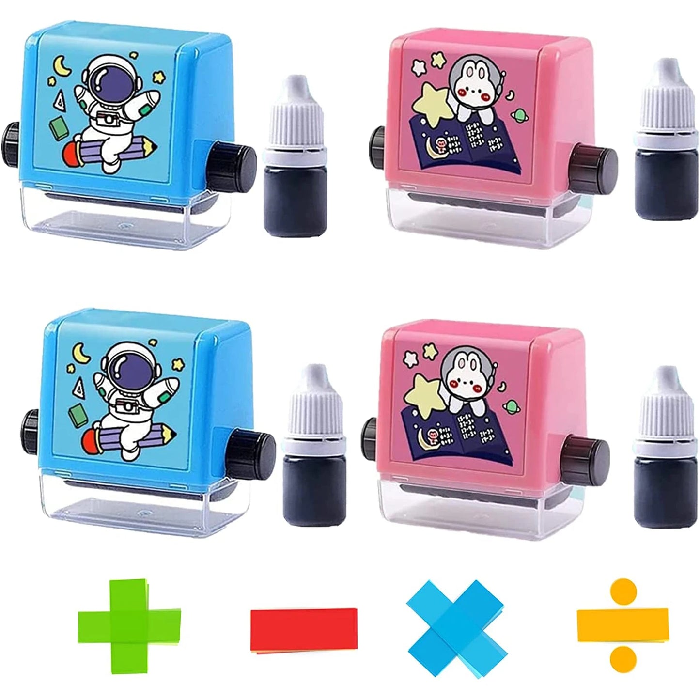 Digital Math Roller Stamp