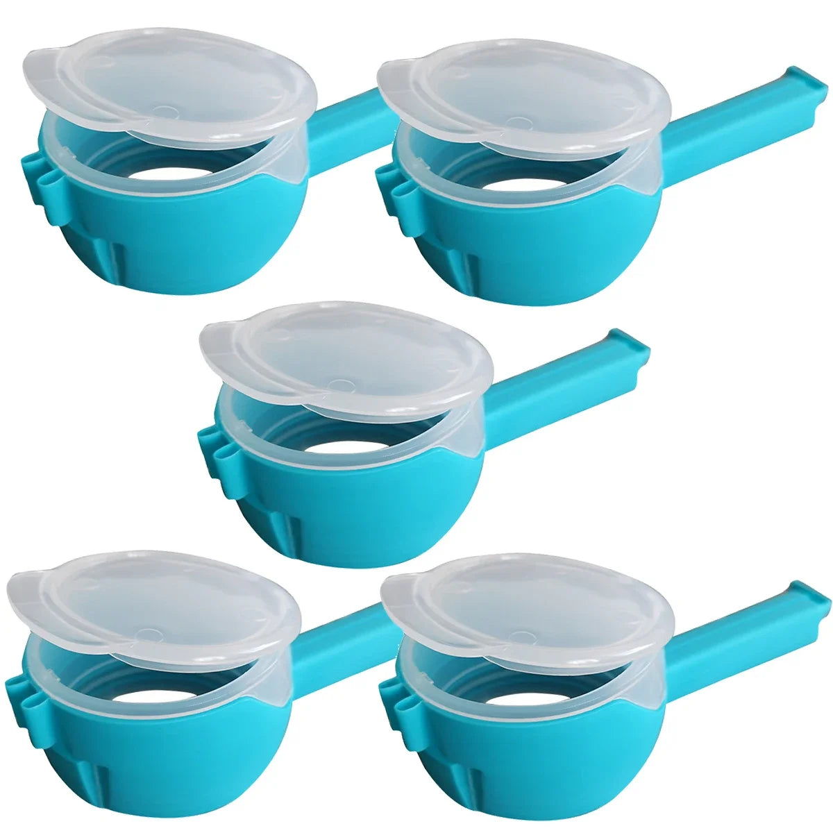 5PCS Food Bag Sealing Clips with Pour Spout