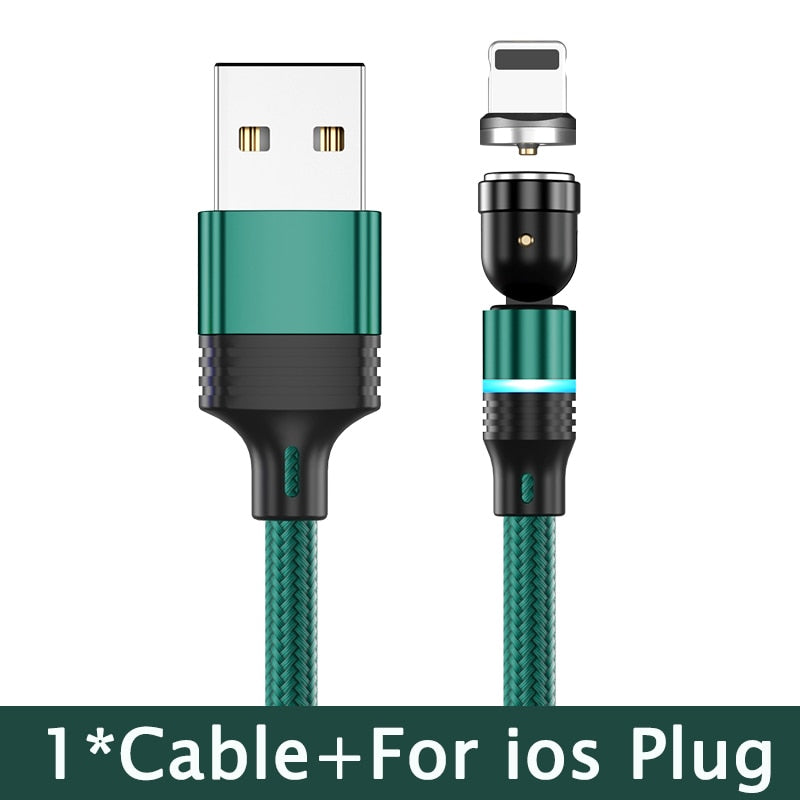 Hot Selling 540° Rotate Magnetic USB Cable