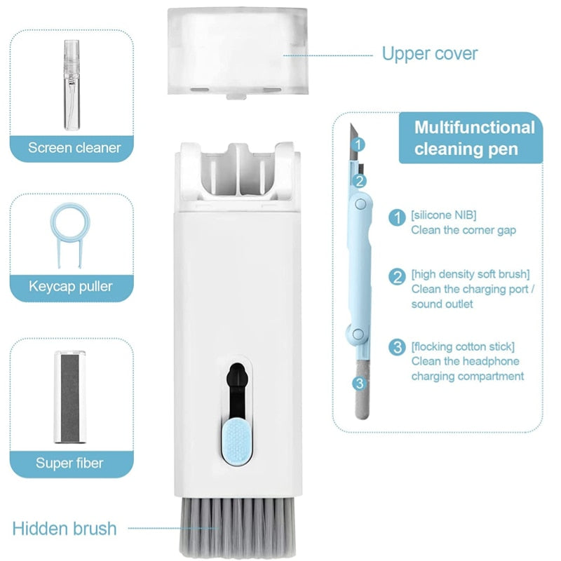 7-in-1 Computer Keyboard Cleaner Brush Kit