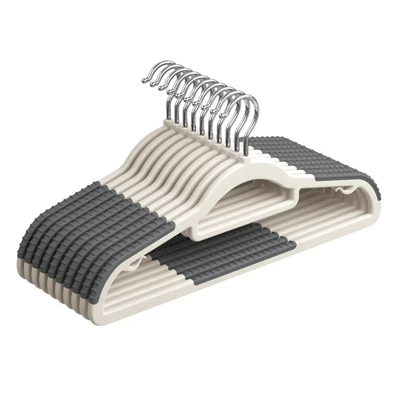 10pcs Non-Slip Metal Hangers