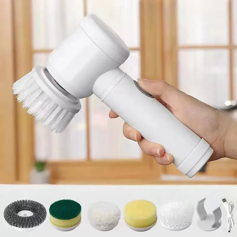 Multi-functional electric cleaning brush
