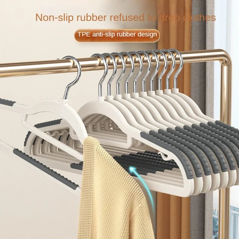 10pcs Non-Slip Metal Hangers