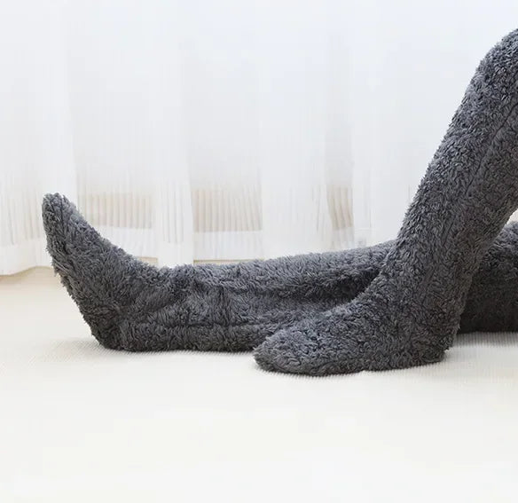 Hot Fluffy Thigh High Socks