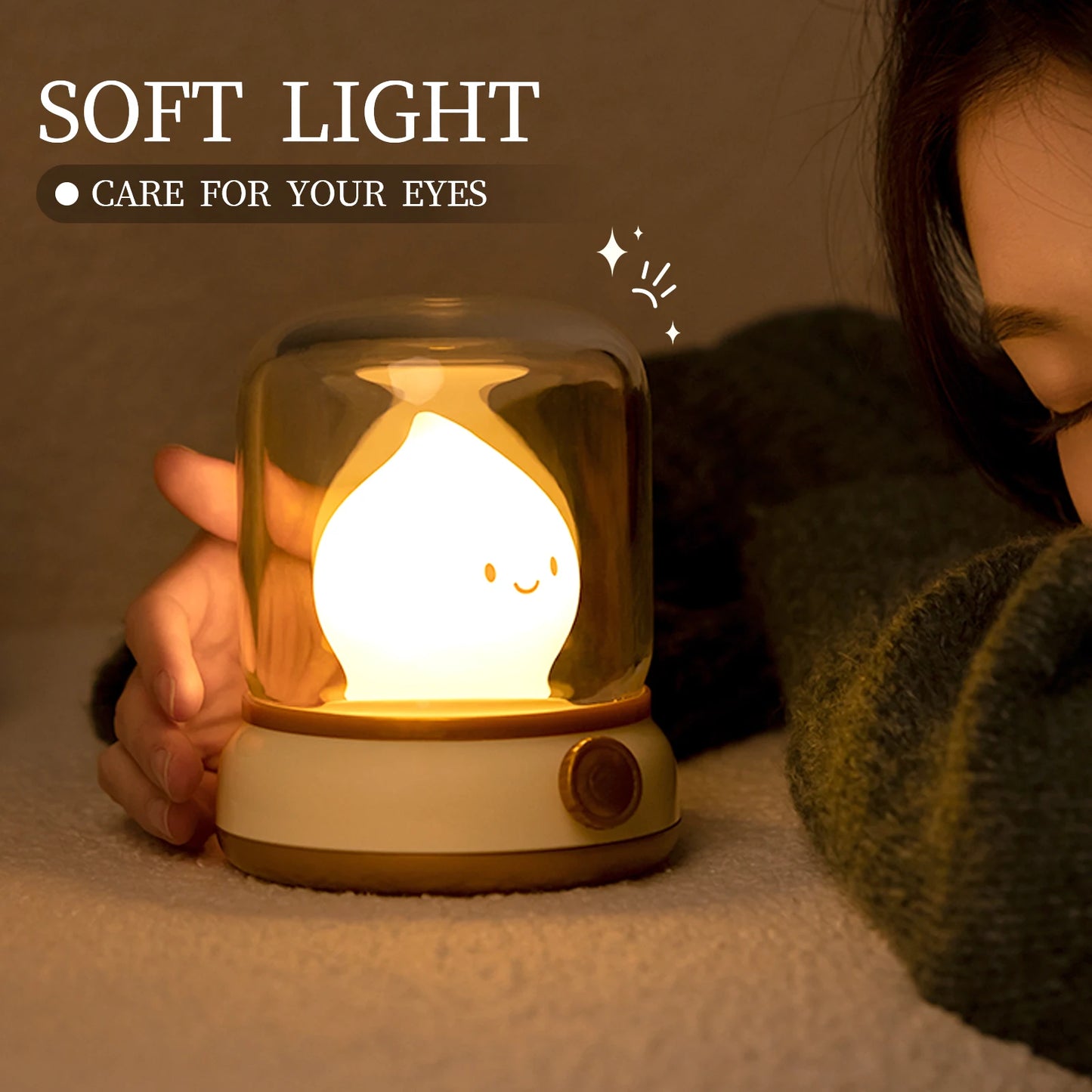 Portable Cute Cartoon Table Lamp