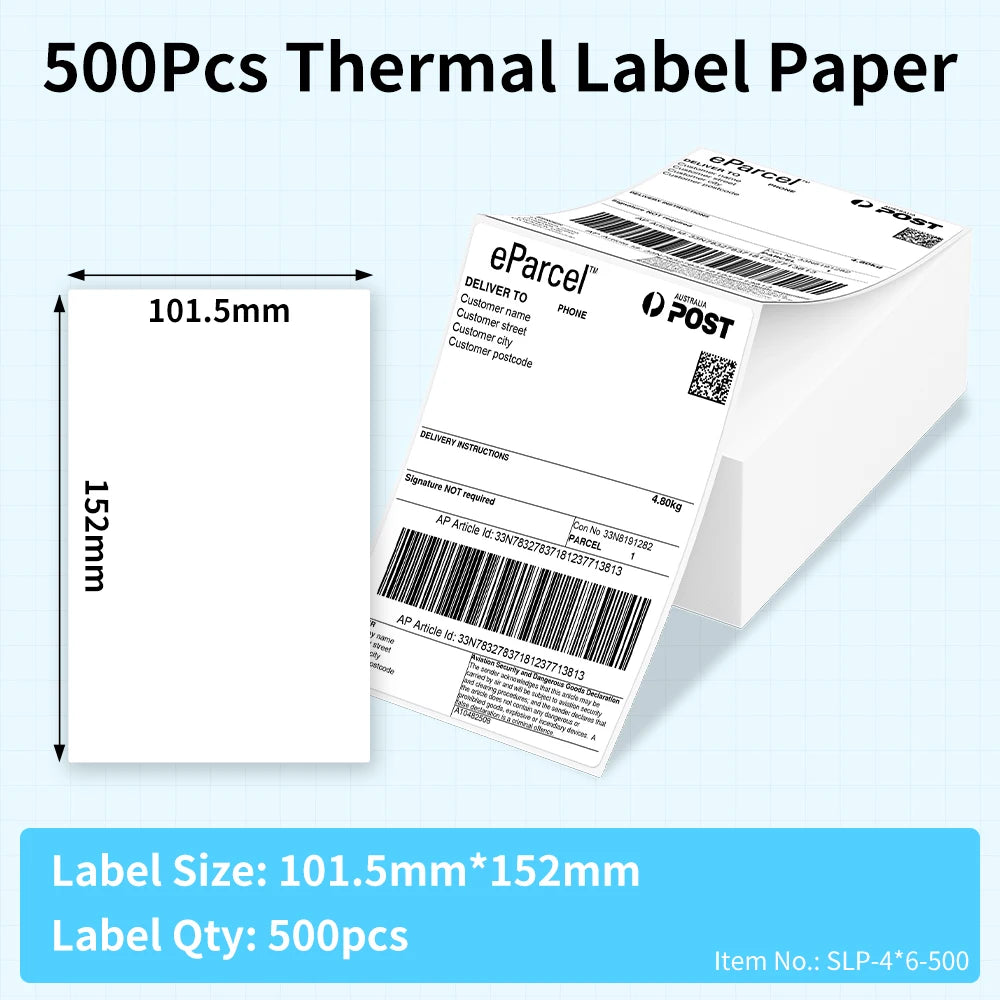 Phomemo 4x6 Thermal Shipping Labels