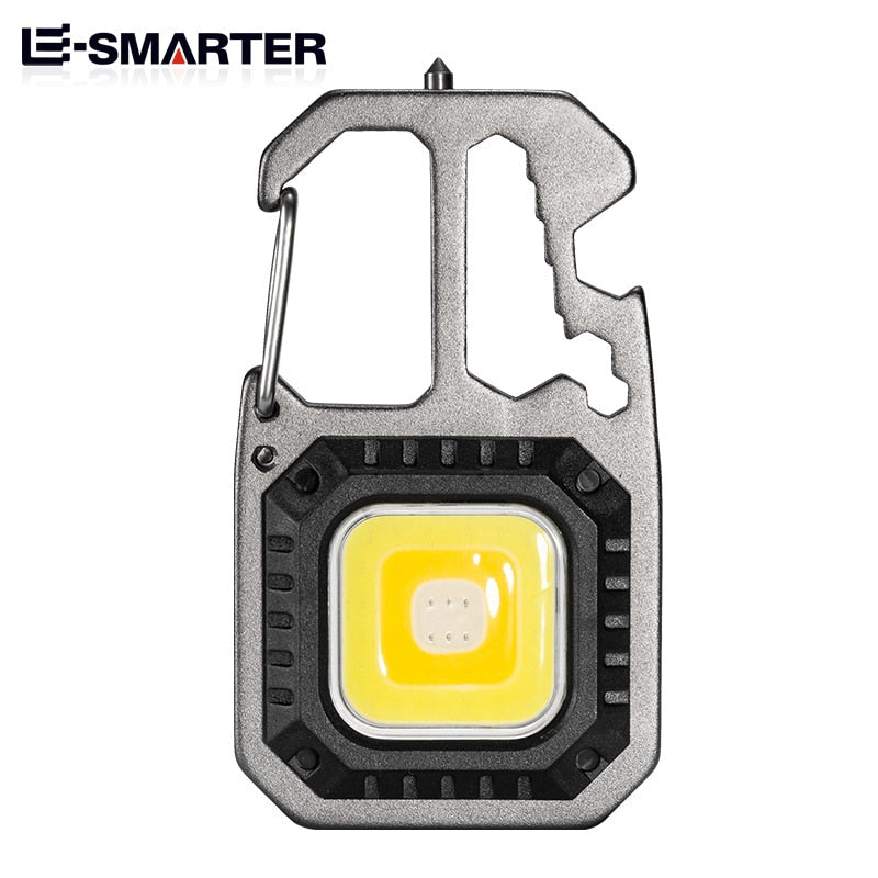Multi-function Flashlight Keychain Lamp