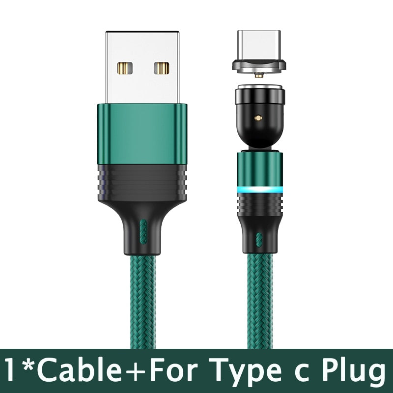 Hot Selling 540° Rotate Magnetic USB Cable