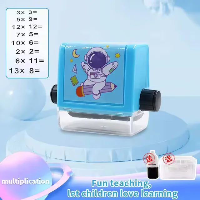 Digital Math Roller Stamp