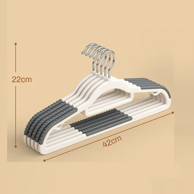 10pcs Non-Slip Metal Hangers