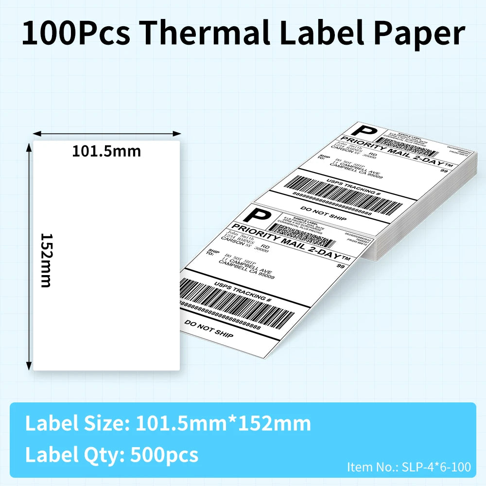 Phomemo 4x6 Thermal Shipping Labels