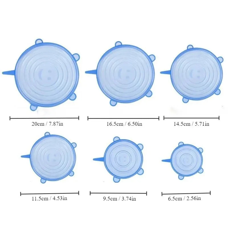 6pcs Bowl & Fruit Lid Set