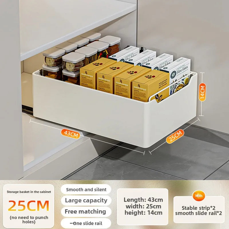 New Kitchen Storage Rack with Slide Rails
