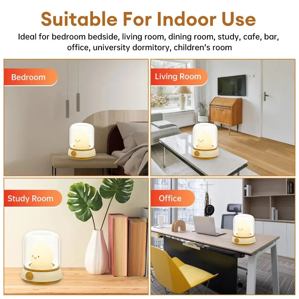 Portable Cute Cartoon Table Lamp