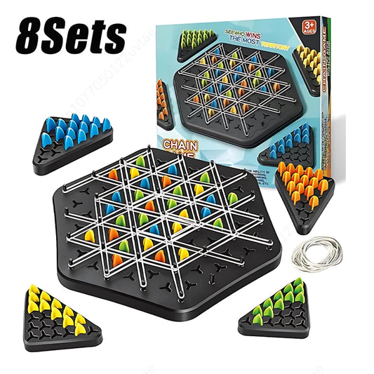 Geometry Chain Chess Puzzle
