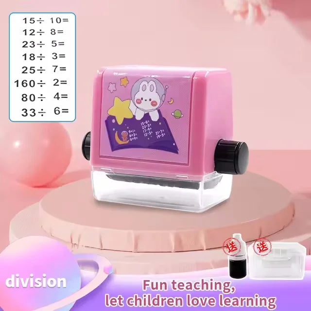 Digital Math Roller Stamp