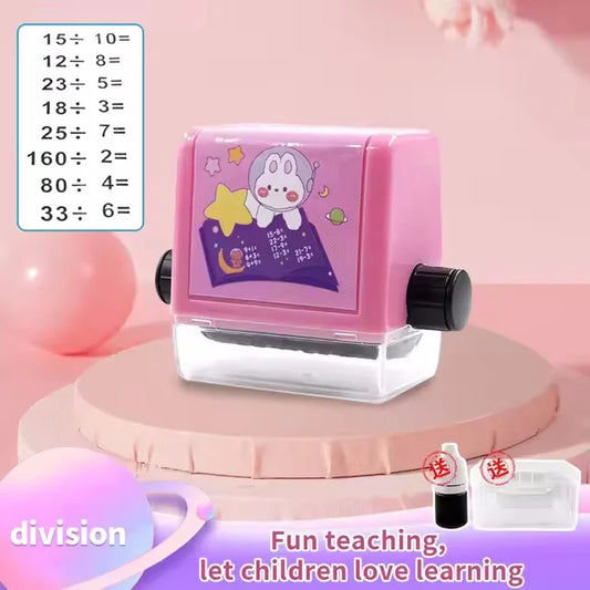 Digital Math Roller Stamp