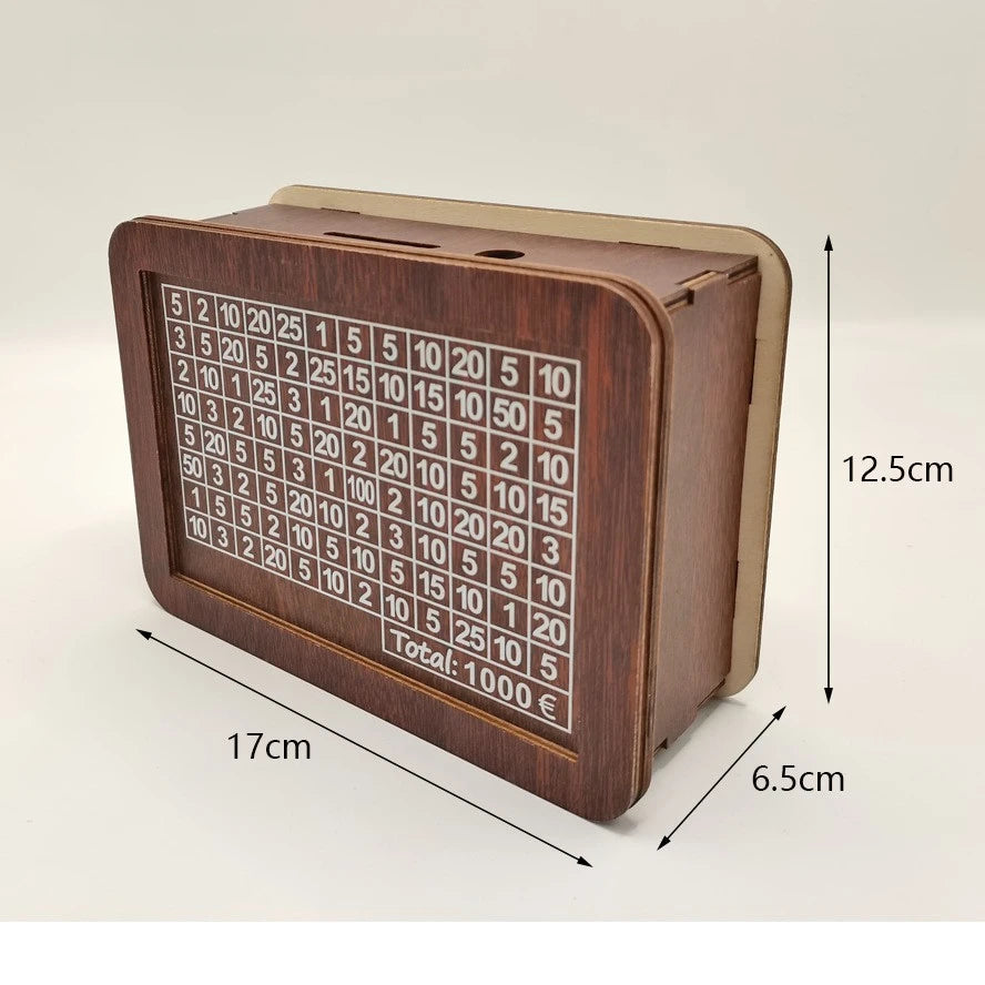 Wooden PiggyBanks-EURO